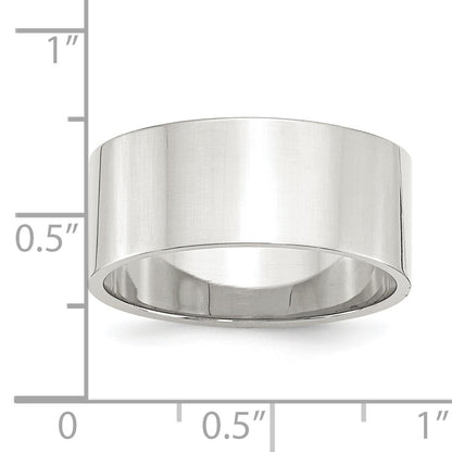 Sterling Silver 9mm Lightweight Flat Size 9 Band