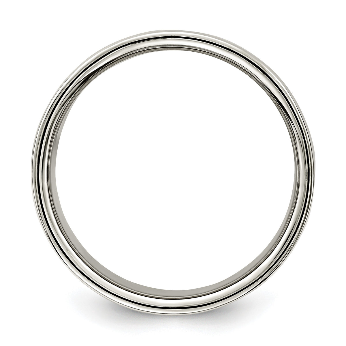 Sterling Silver 10mm Lightweight Flat Size 9 Band