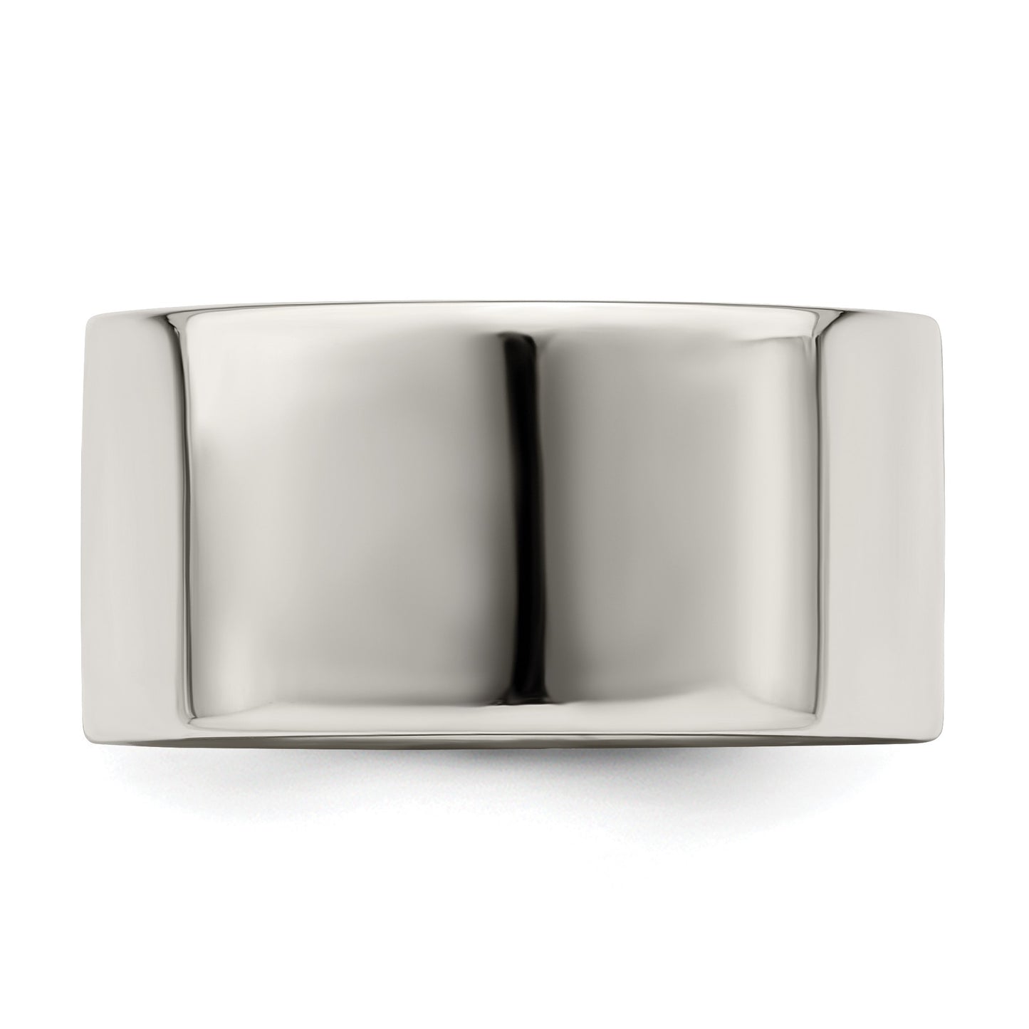 Sterling Silver 10mm Lightweight Flat Size 4 Band