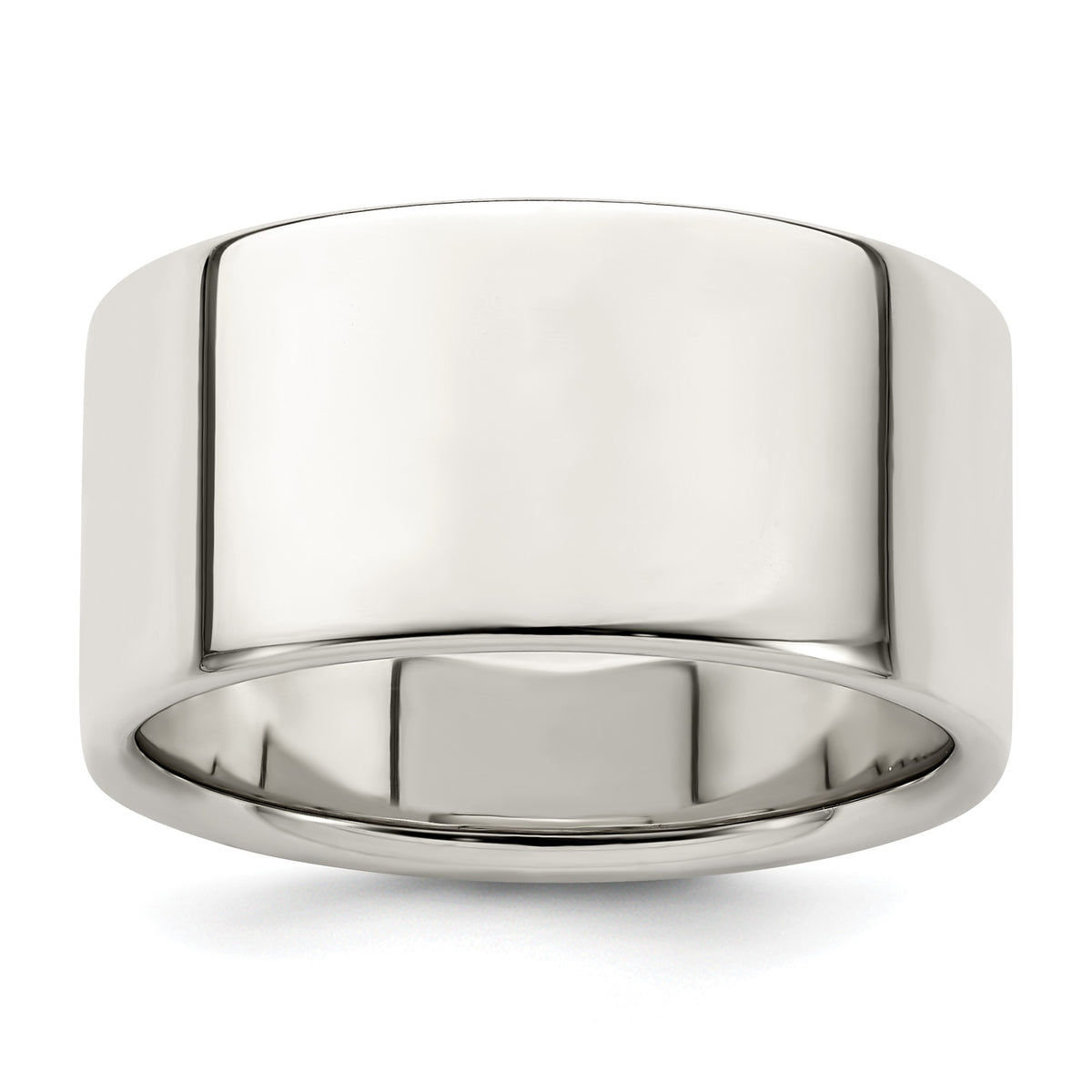 Sterling Silver 10mm Lightweight Flat Size 5 Band