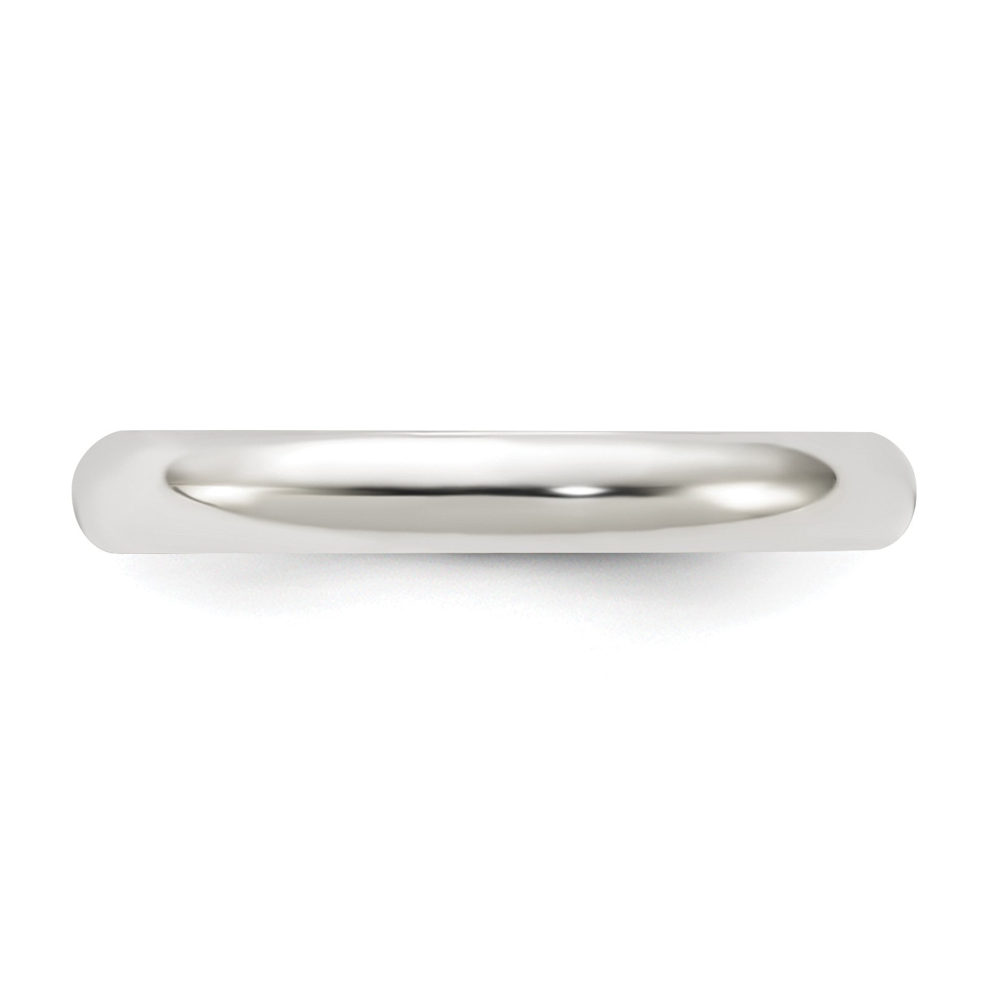 Sterling Silver 3mm Half Round Size 12.5 Band