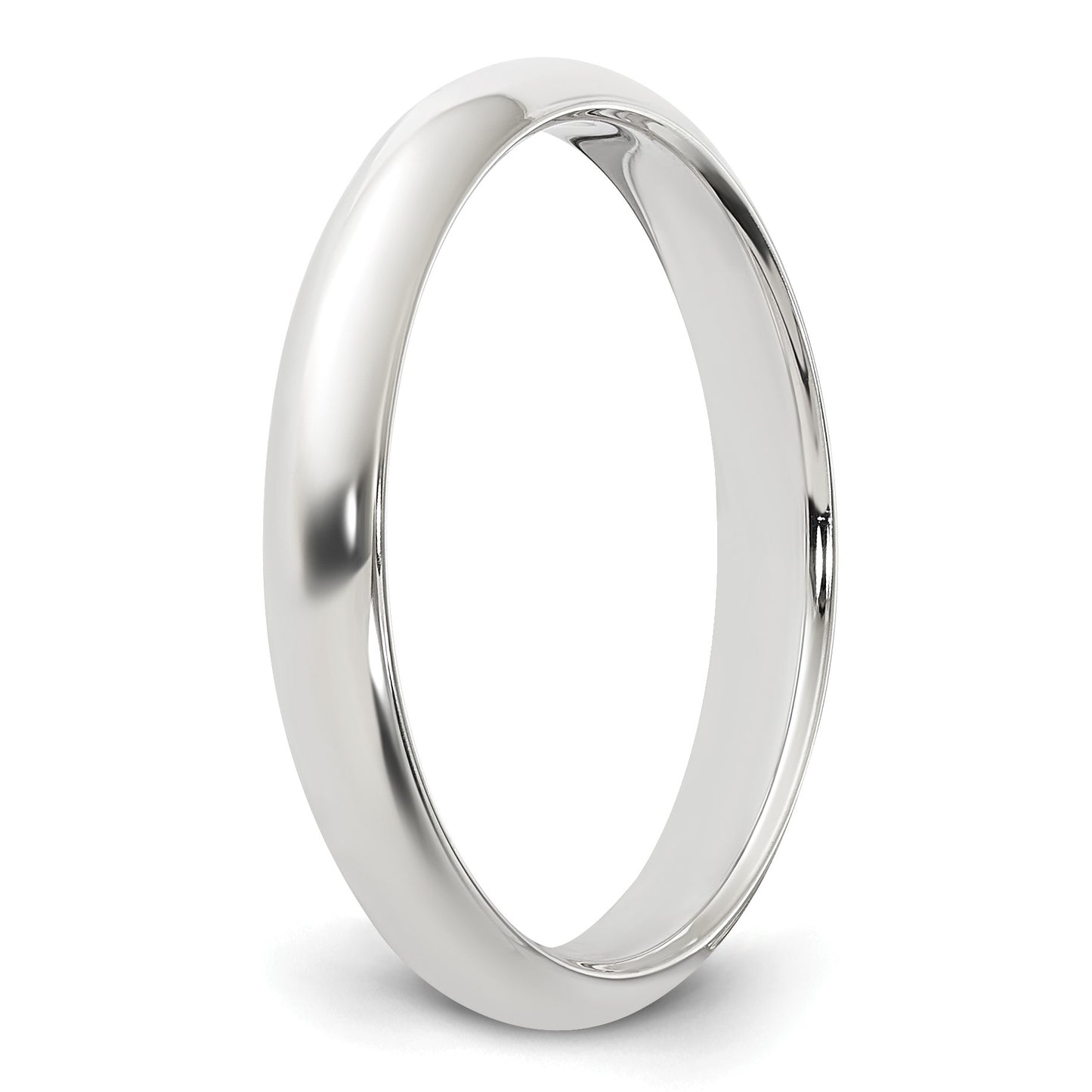 Sterling Silver 3mm Half Round Size 5 Band