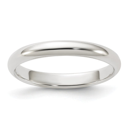 Sterling Silver 3mm Half Round Size 13.5 Band