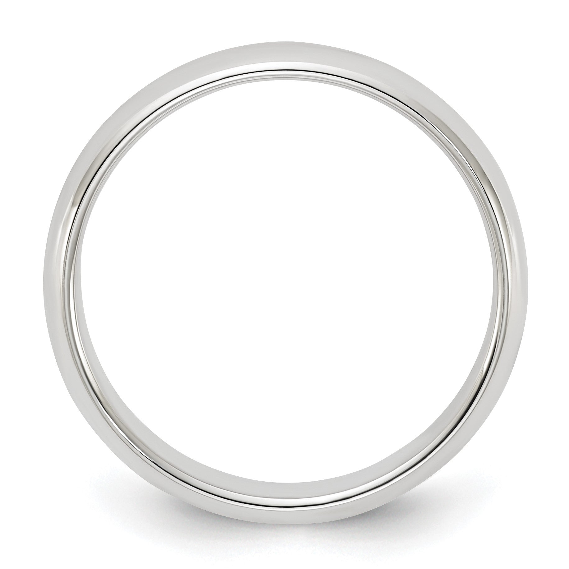 Sterling Silver 4mm Half Round Size 13 Band
