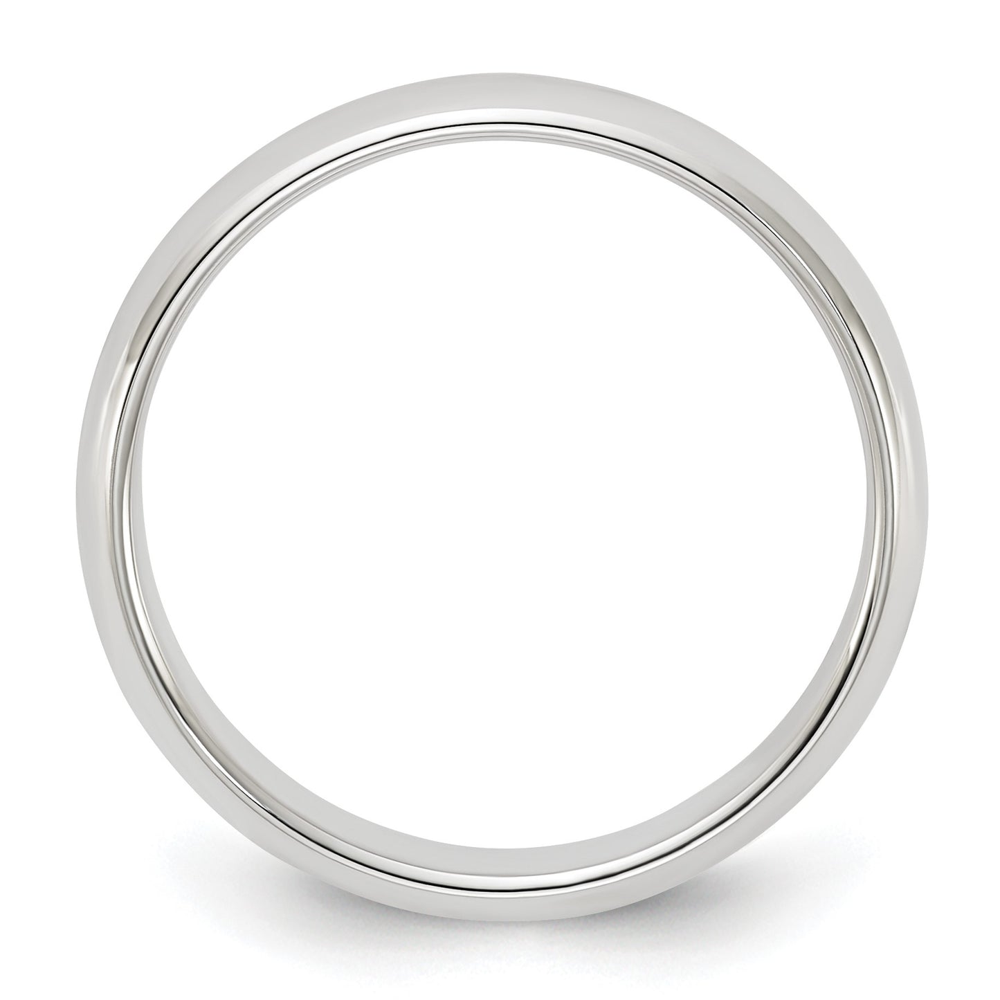 Sterling Silver 4mm Half Round Size 12.5 Band