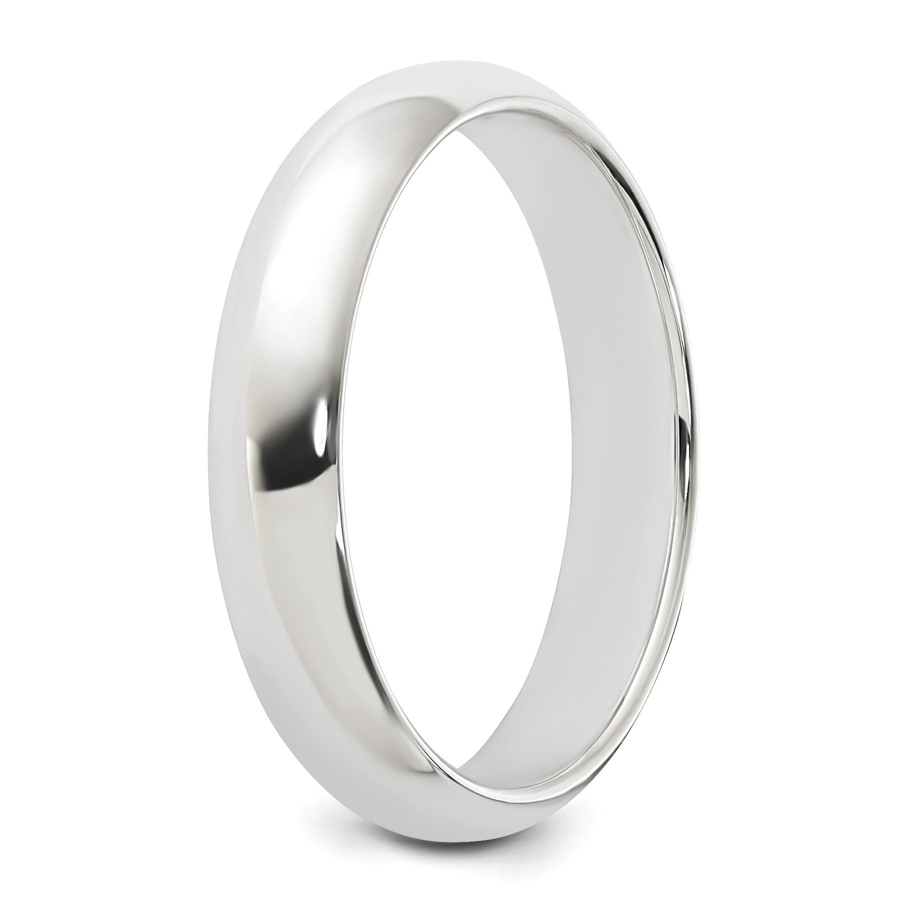 Sterling Silver 4mm Half Round Size 9 Band