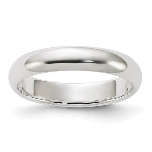 Sterling Silver 4mm Half Round Size 4.5 Band