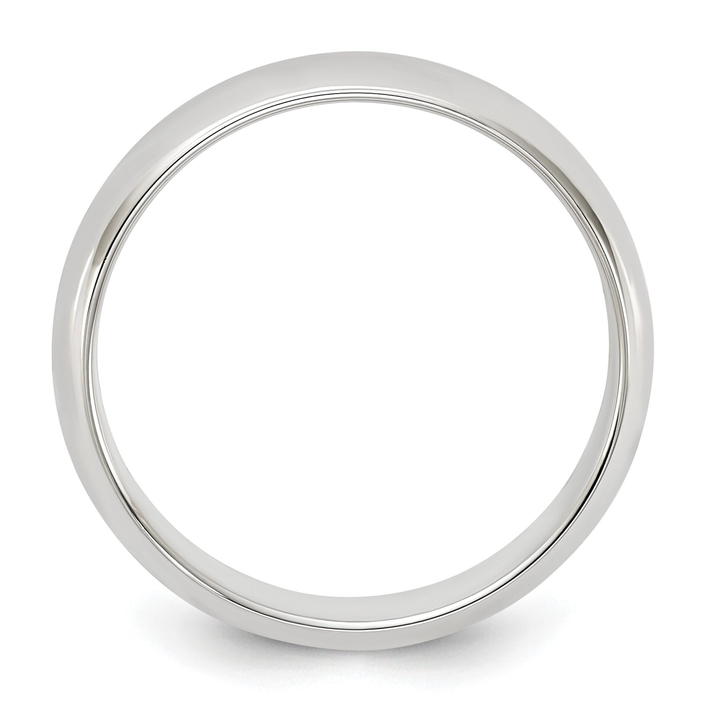 Sterling Silver 5mm Half Round Size 11.5 Band
