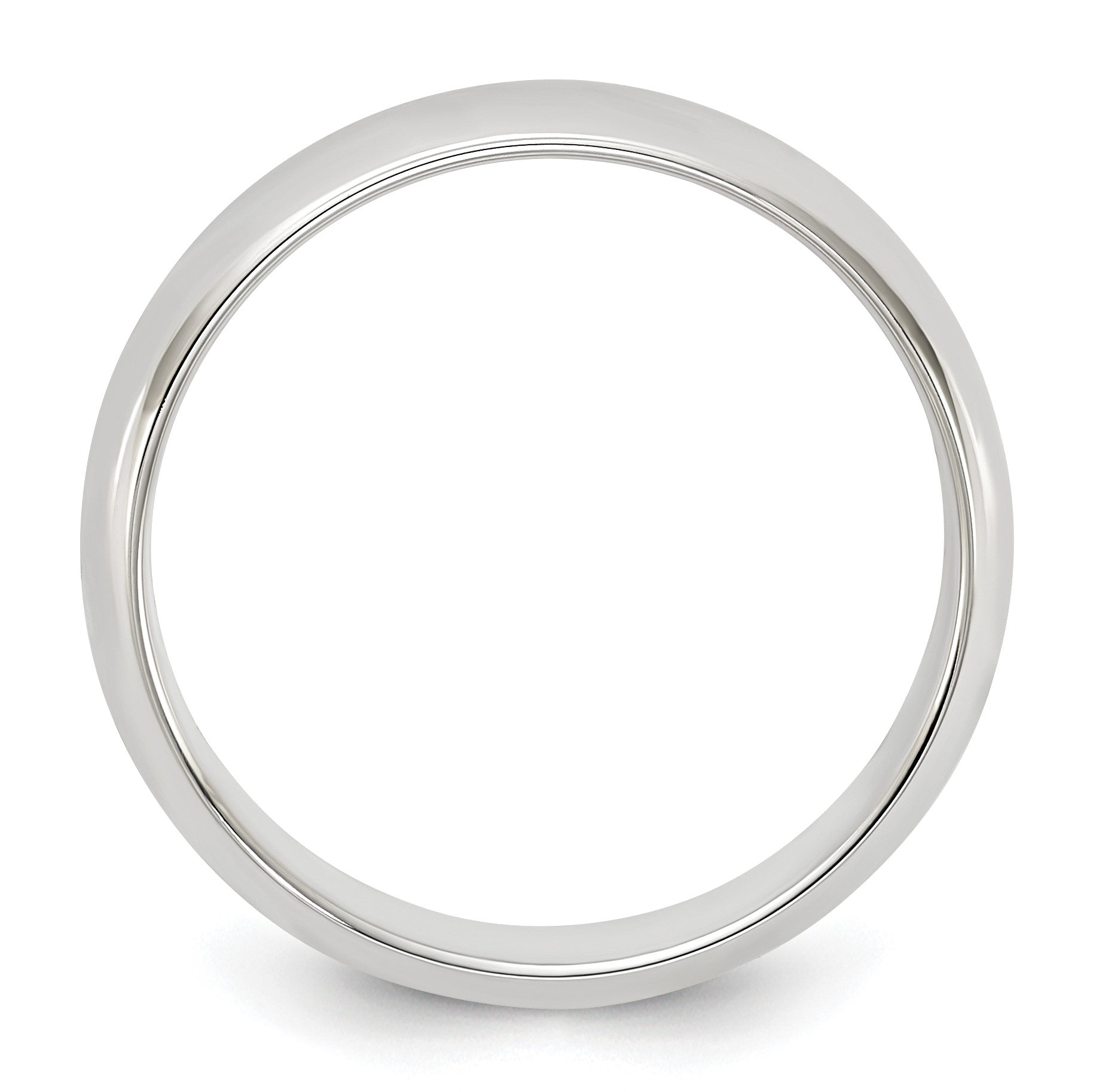 Sterling Silver 5mm Half Round Size 11.5 Band