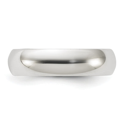 Sterling Silver 5mm Half Round Size 11.5 Band