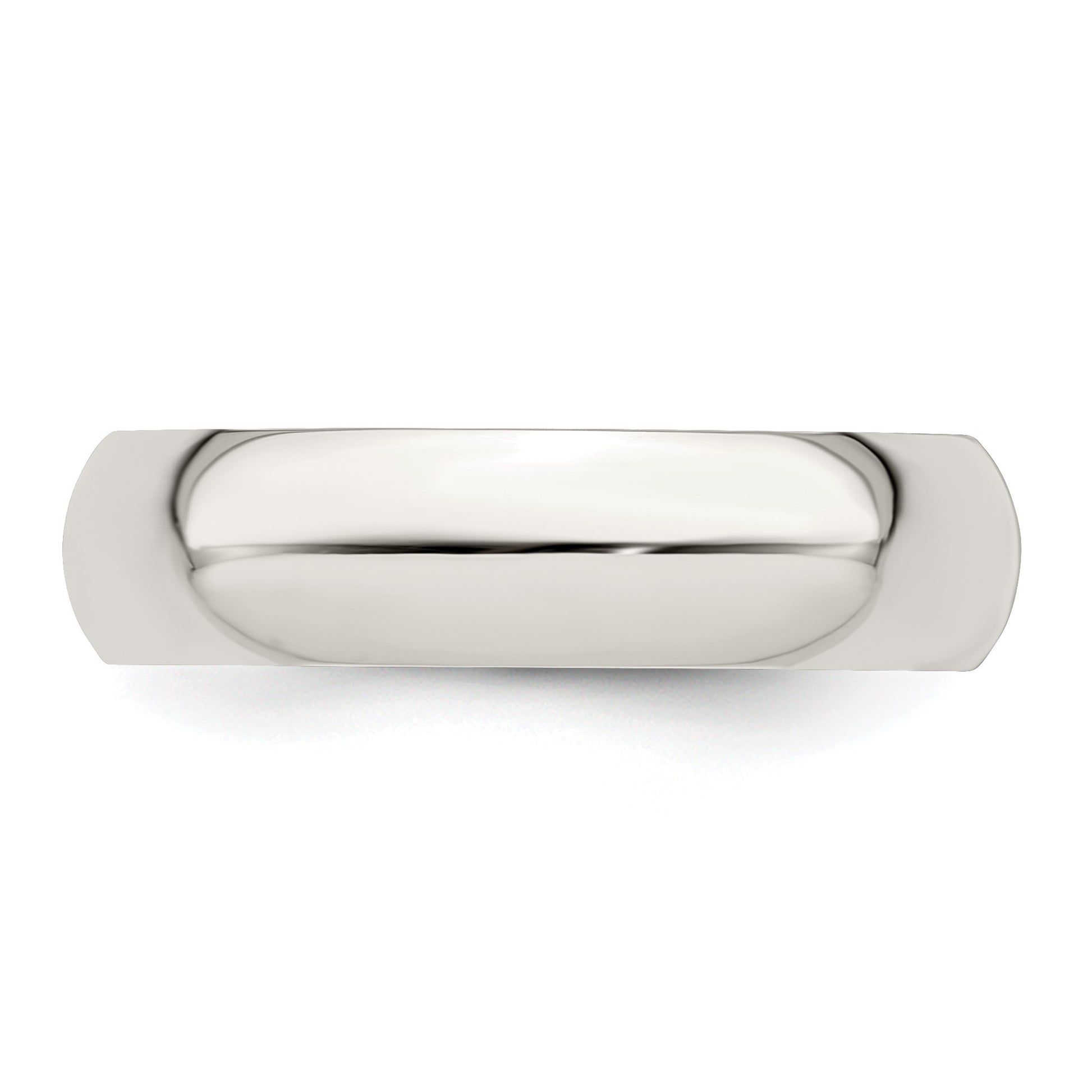 Sterling Silver 5mm Half Round Size 11.5 Band