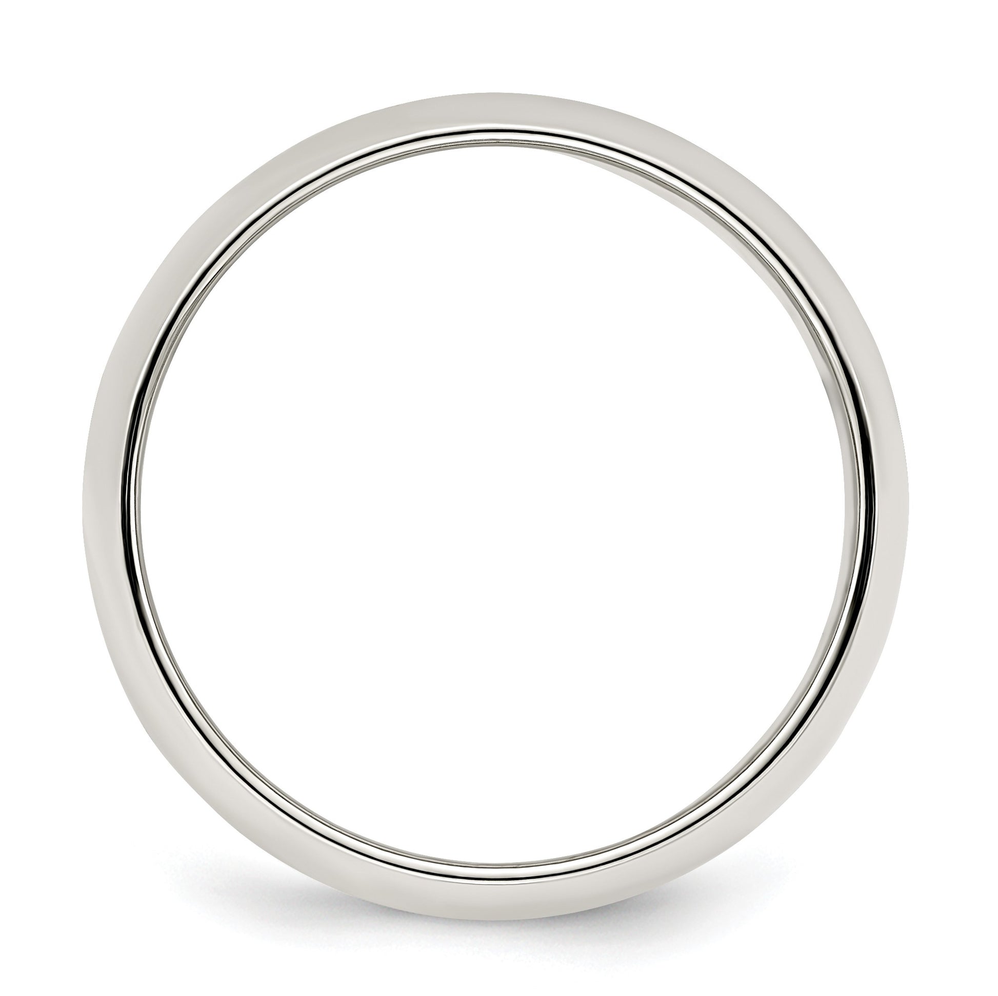 Sterling Silver 7mm Half Round Size 11 Band