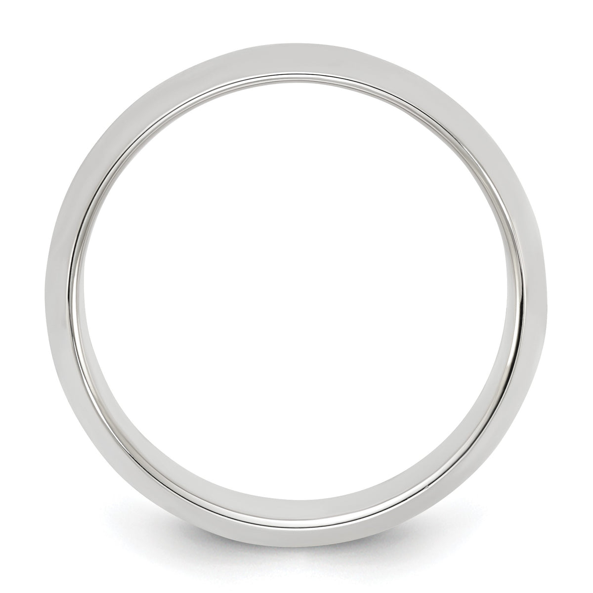 Sterling Silver 8mm Half Round Size 12.5 Band