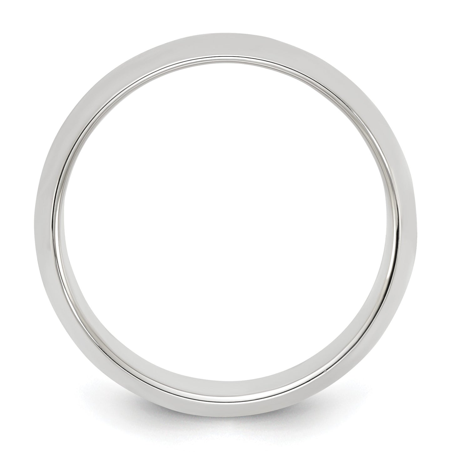 Sterling Silver 8mm Half Round Size 9.5 Band