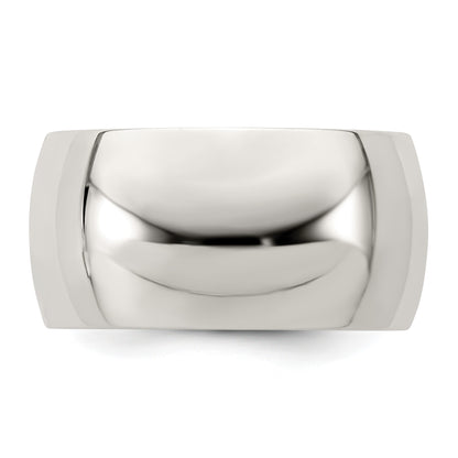 Sterling Silver 10mm Half Round Size 6.5 Band