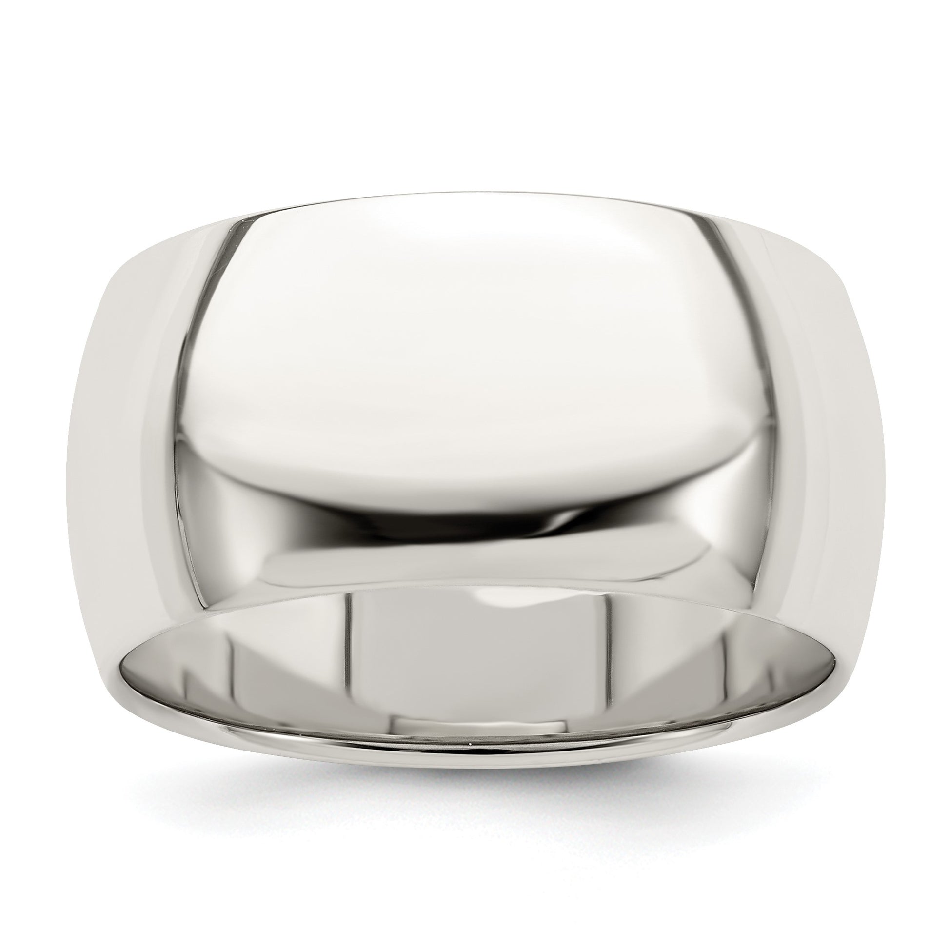 Sterling Silver 10mm Half Round Size 4.5 Band