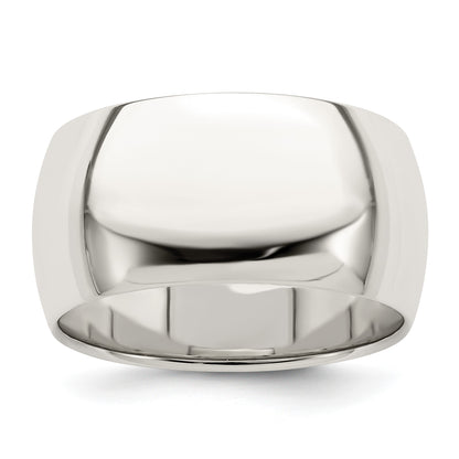 Sterling Silver 10mm Half Round Size 4.5 Band