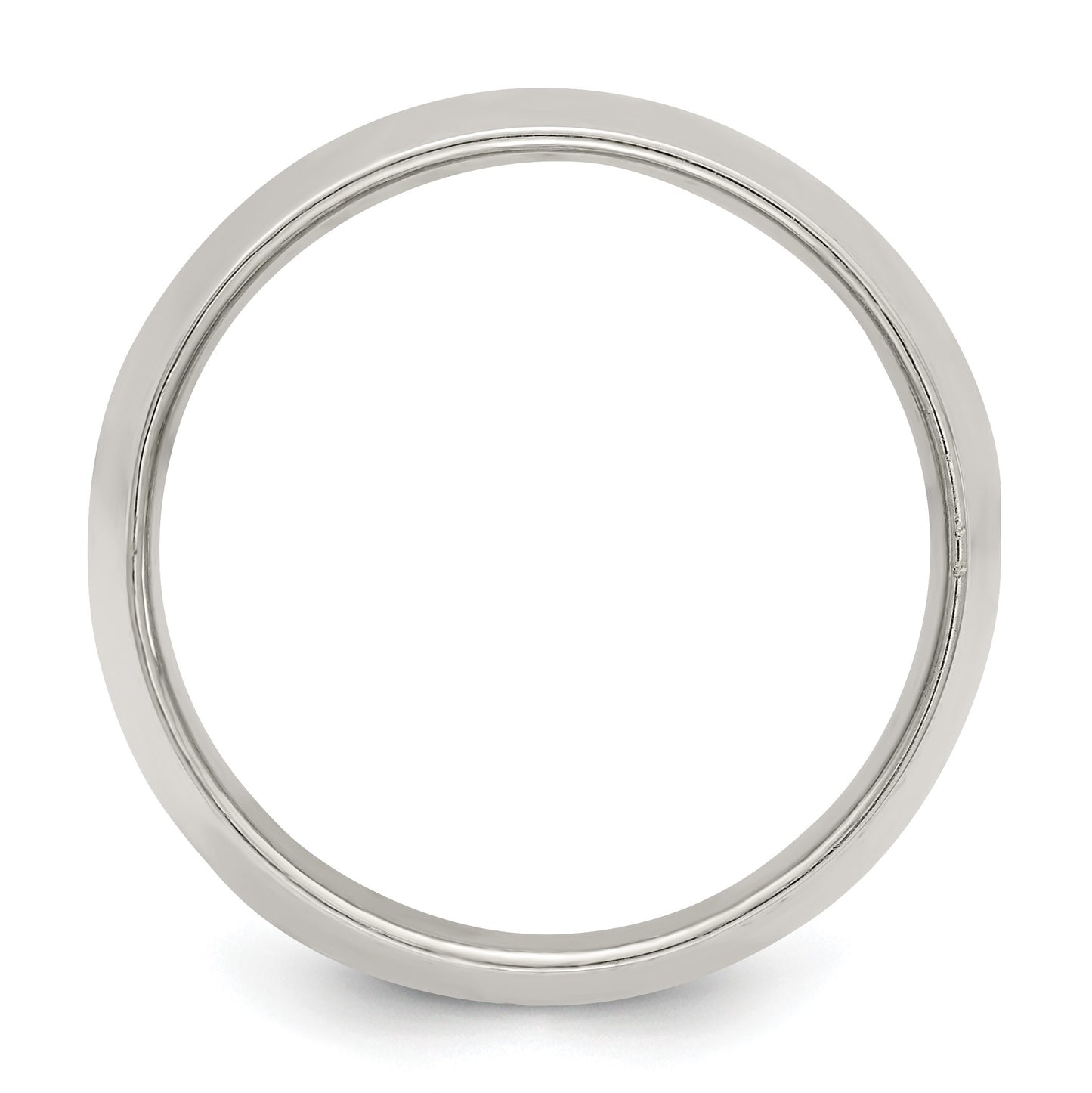 Sterling Silver 12mm Half Round Size 10 Band