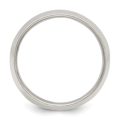 Sterling Silver 12mm Half Round Size 14.5 Band