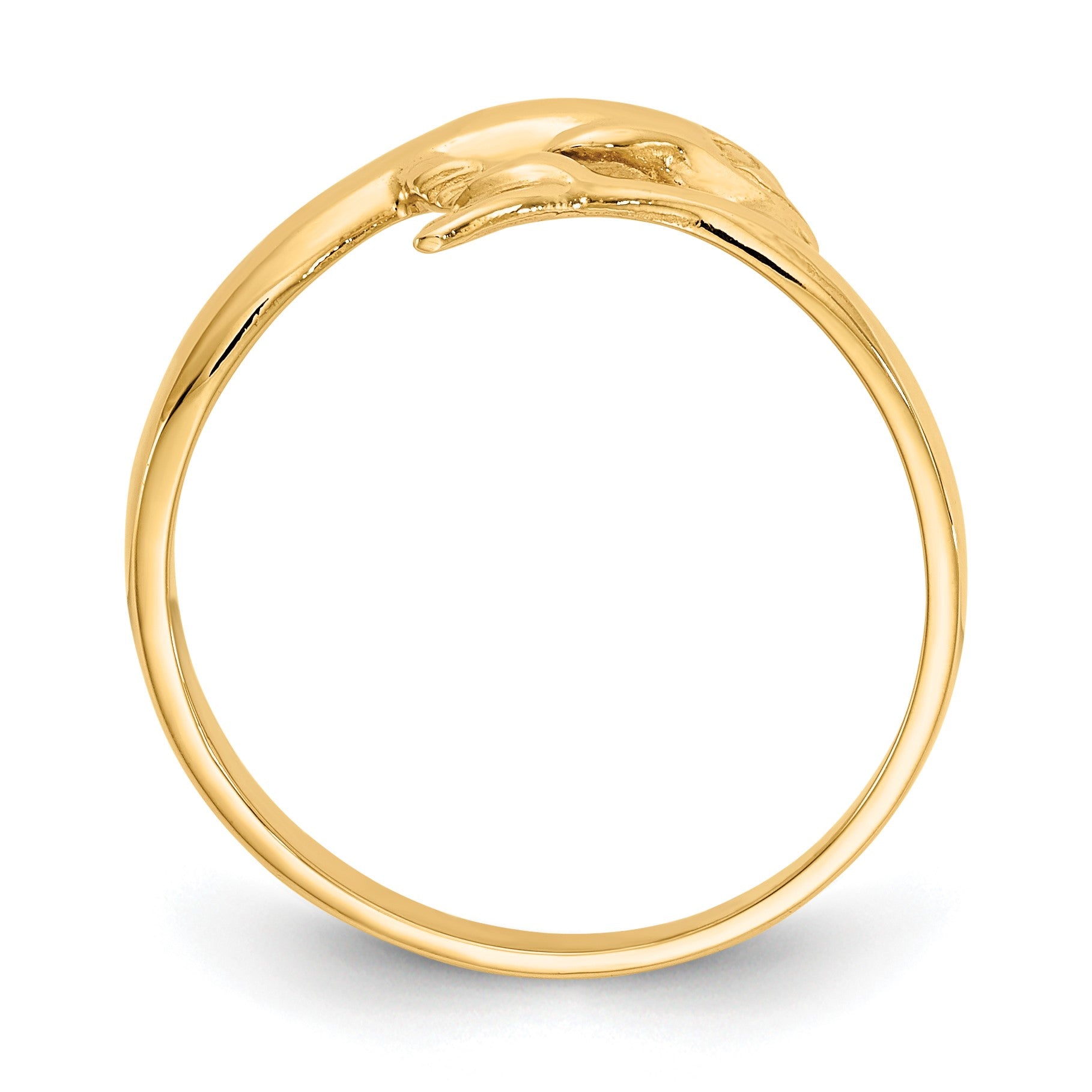 14k Dolphin Bypass Ring