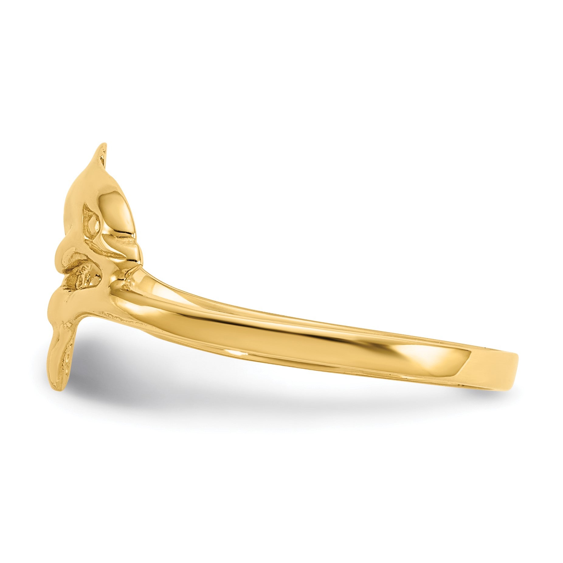 14k Dolphin Bypass Ring