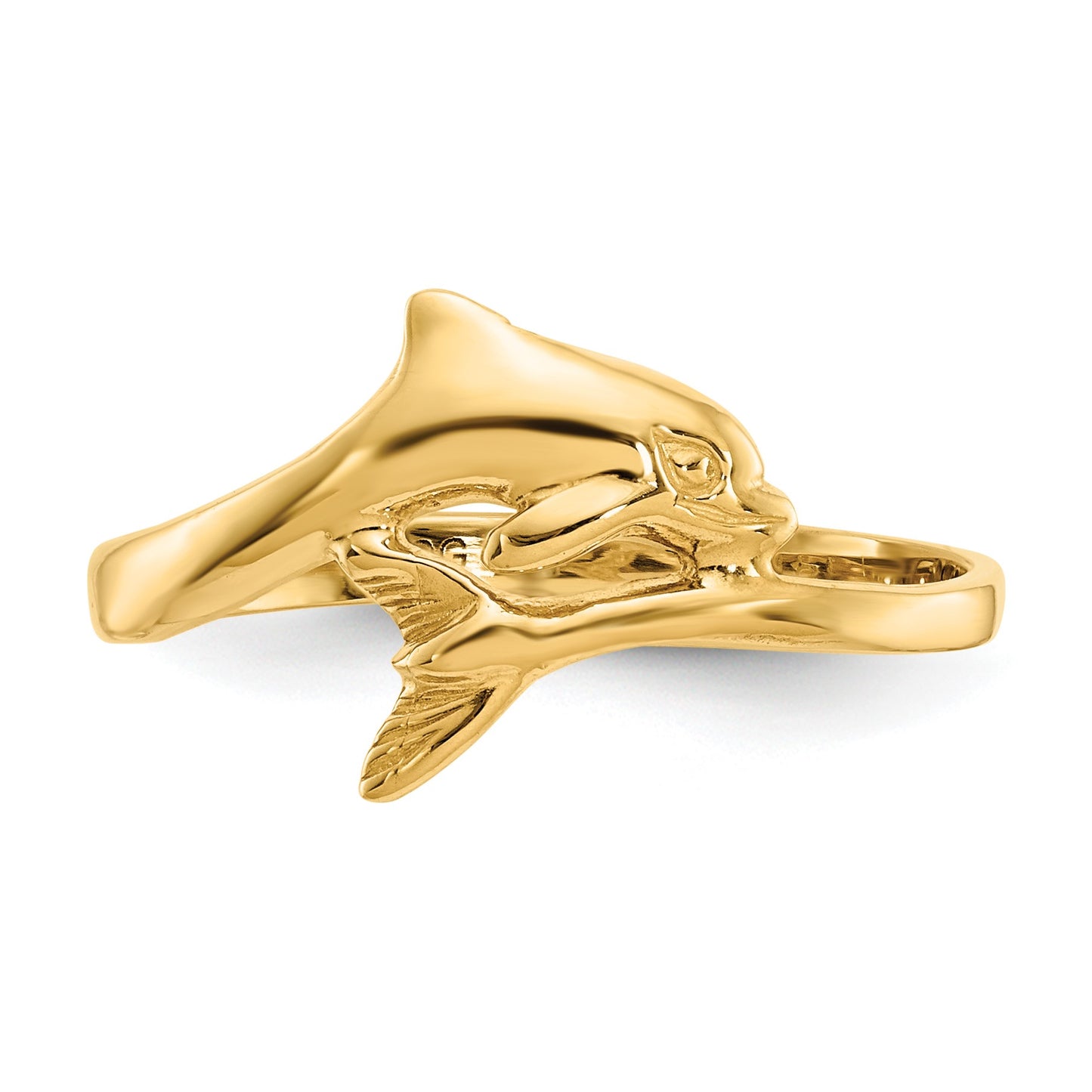 14k Dolphin Bypass Ring