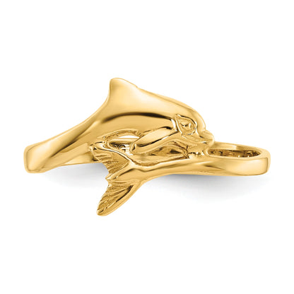 14k Dolphin Bypass Ring