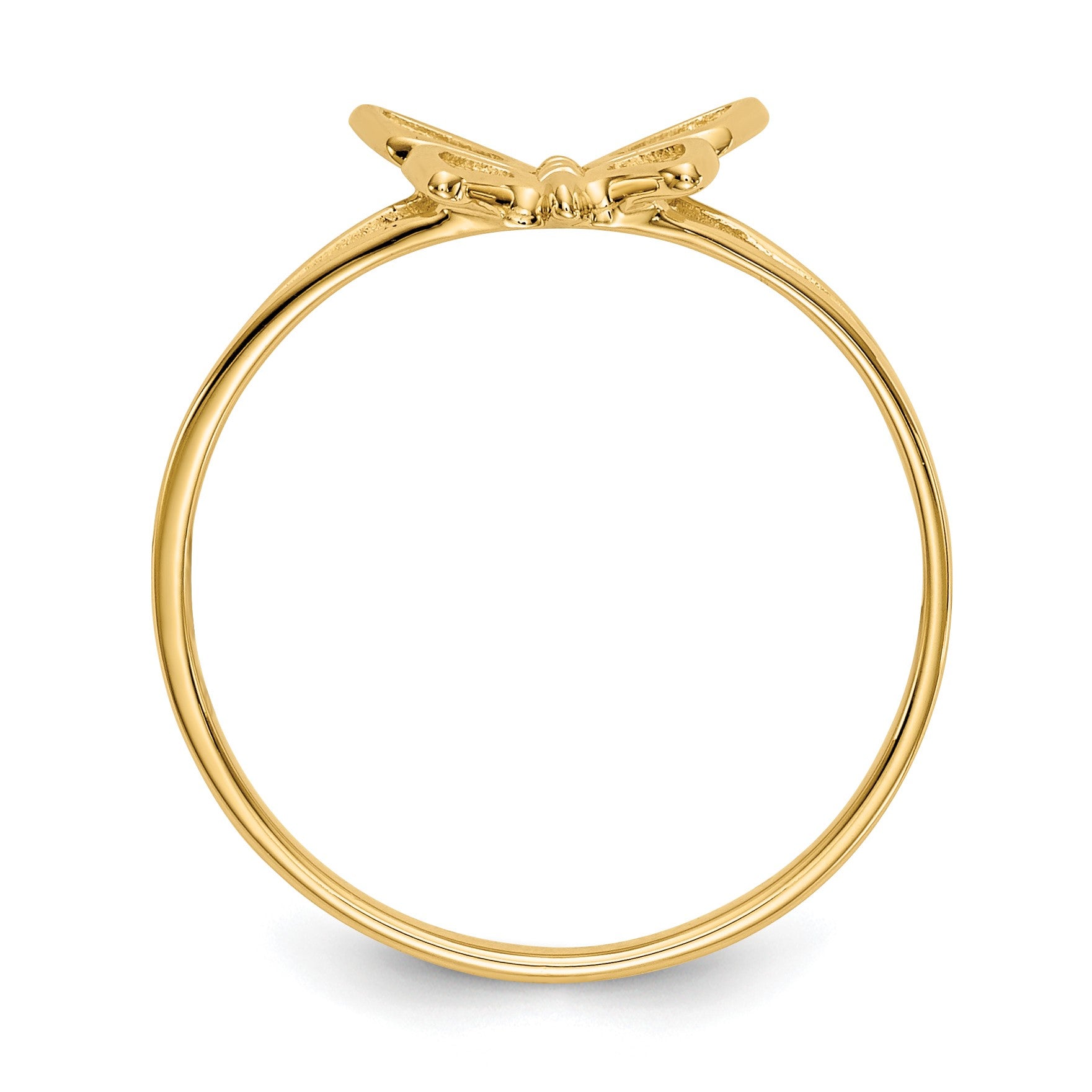 14k Butterfly Size 5 Baby / Childs Ring