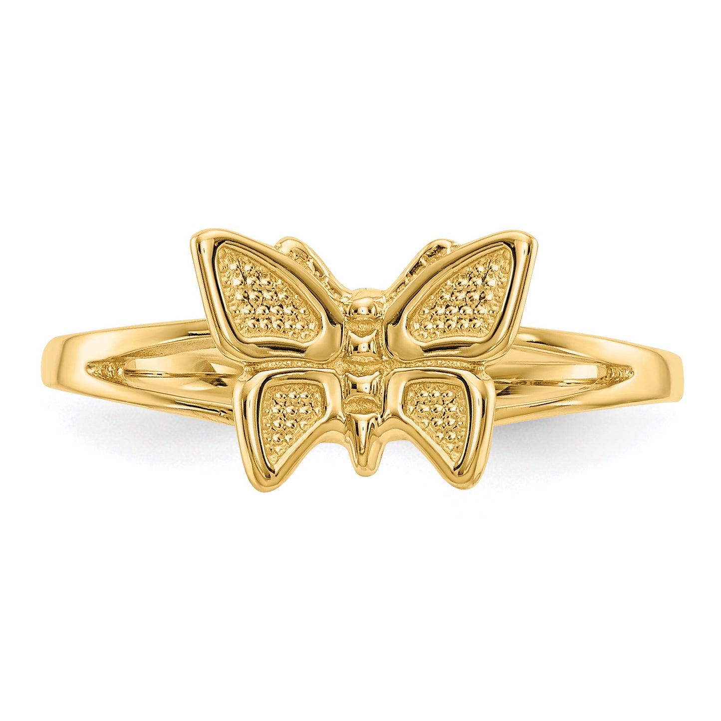 14k Butterfly Size 5 Baby / Childs Ring