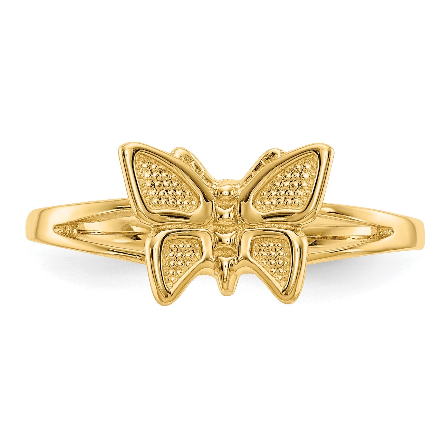 14k Butterfly Size 5 Baby / Childs Ring