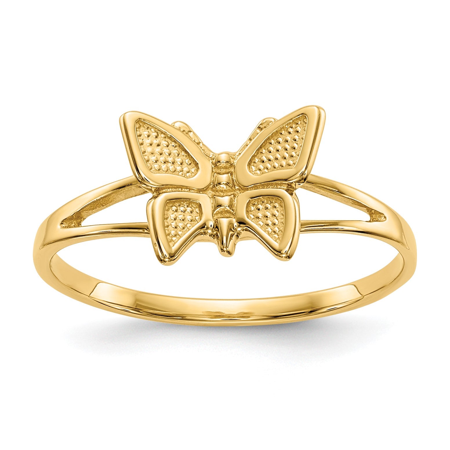 14k Butterfly Size 5 Baby / Childs Ring