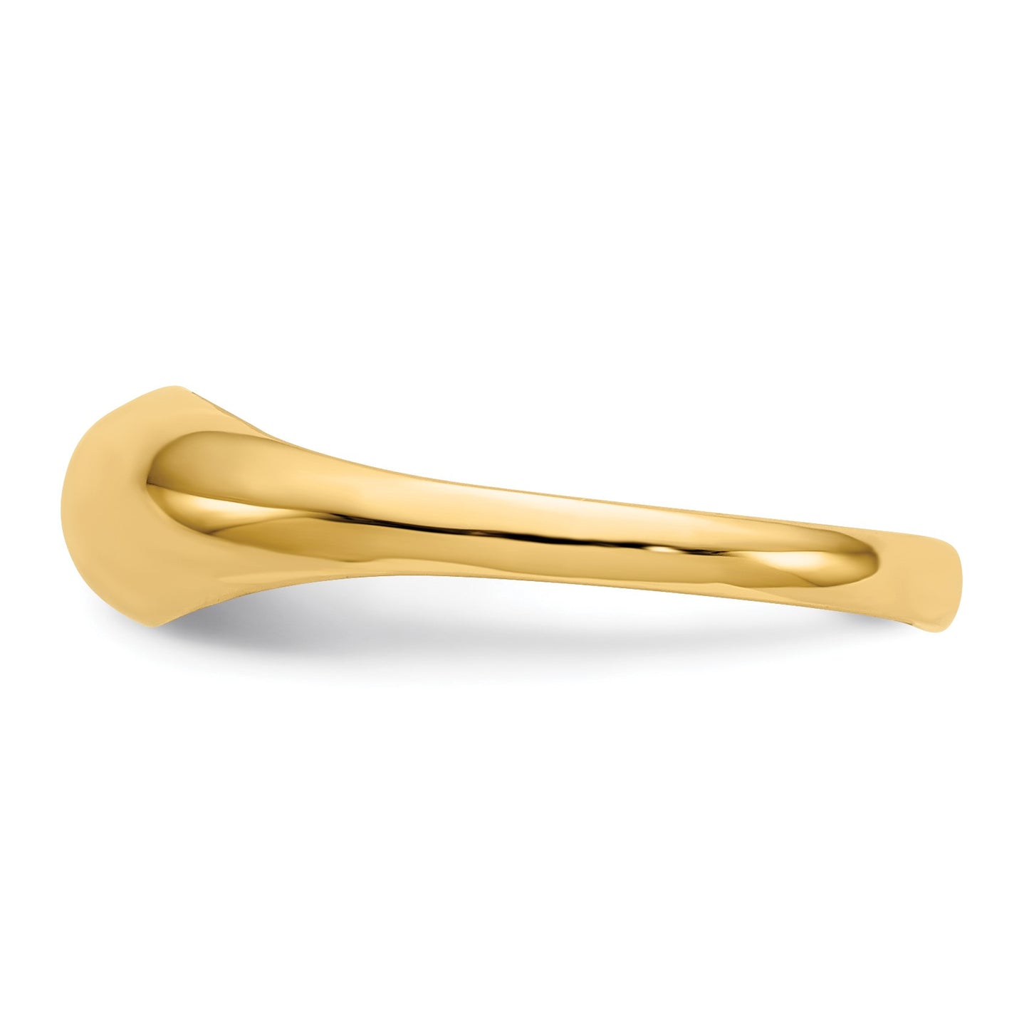 14k Polished Dome Size 5 Childs Ring