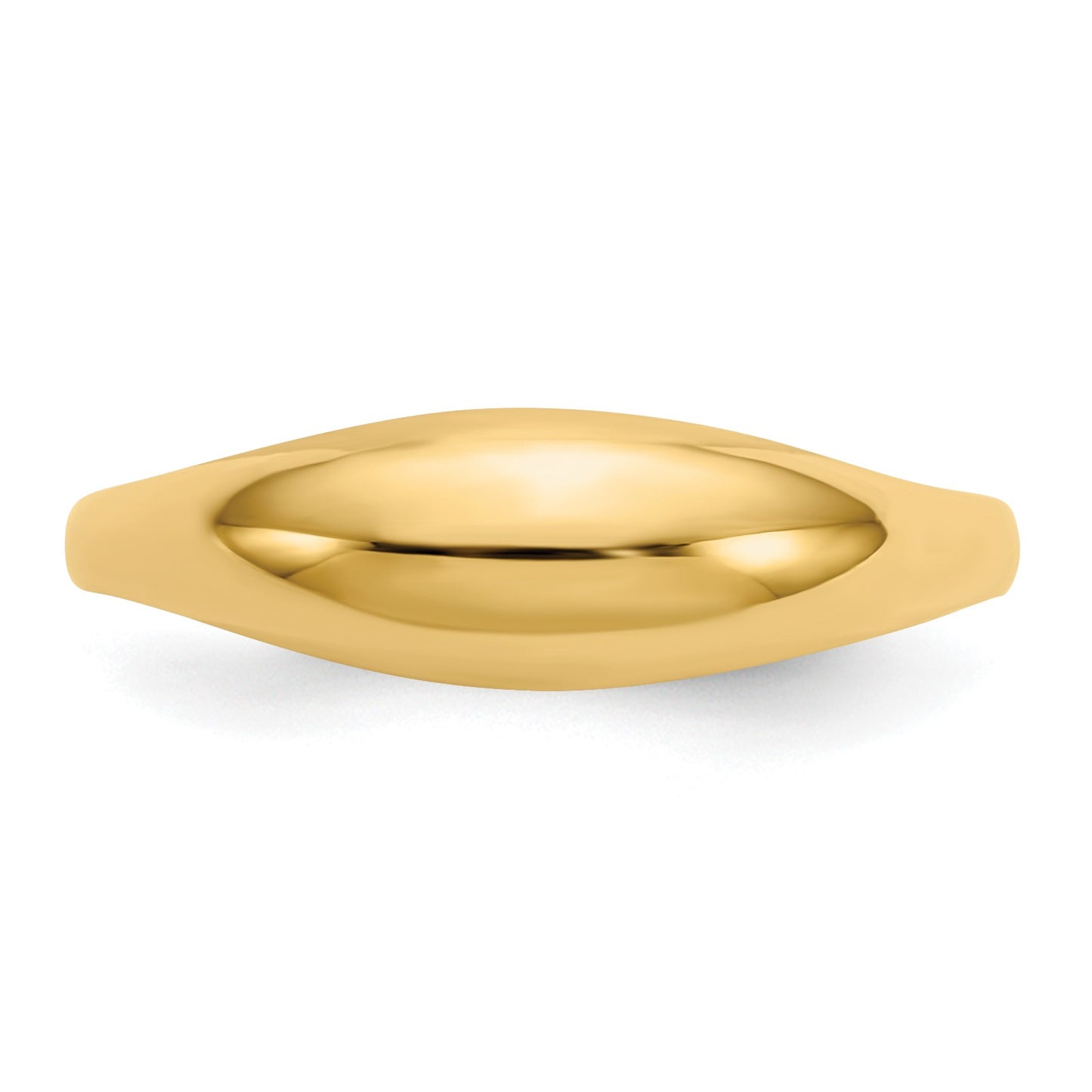 14k Polished Dome Size 5 Childs Ring