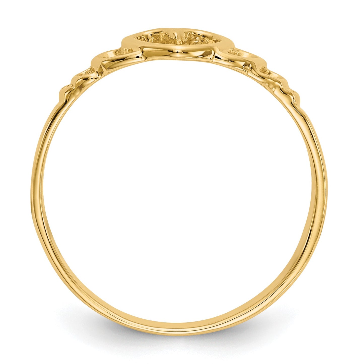 14k Heart Size 4.5 Baby / Childs Ring