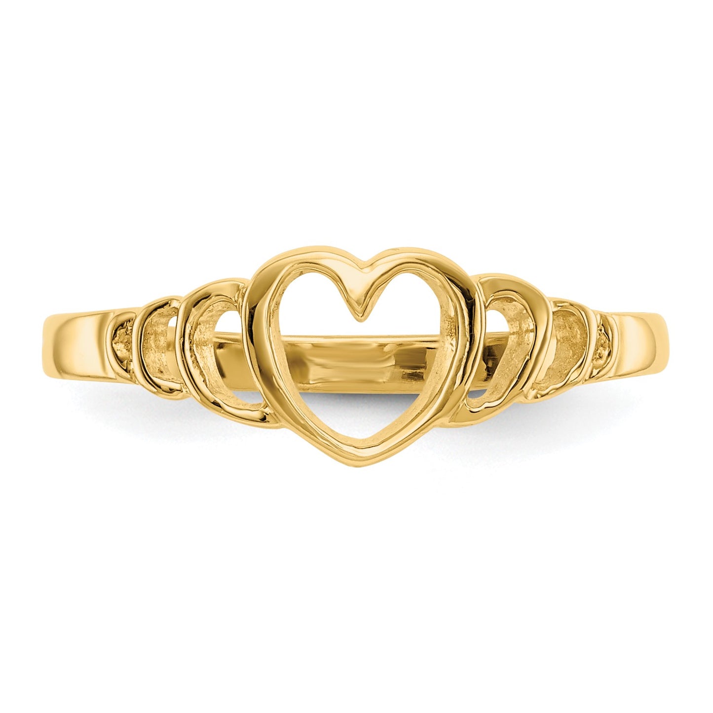 14k Heart Size 4.5 Baby / Childs Ring