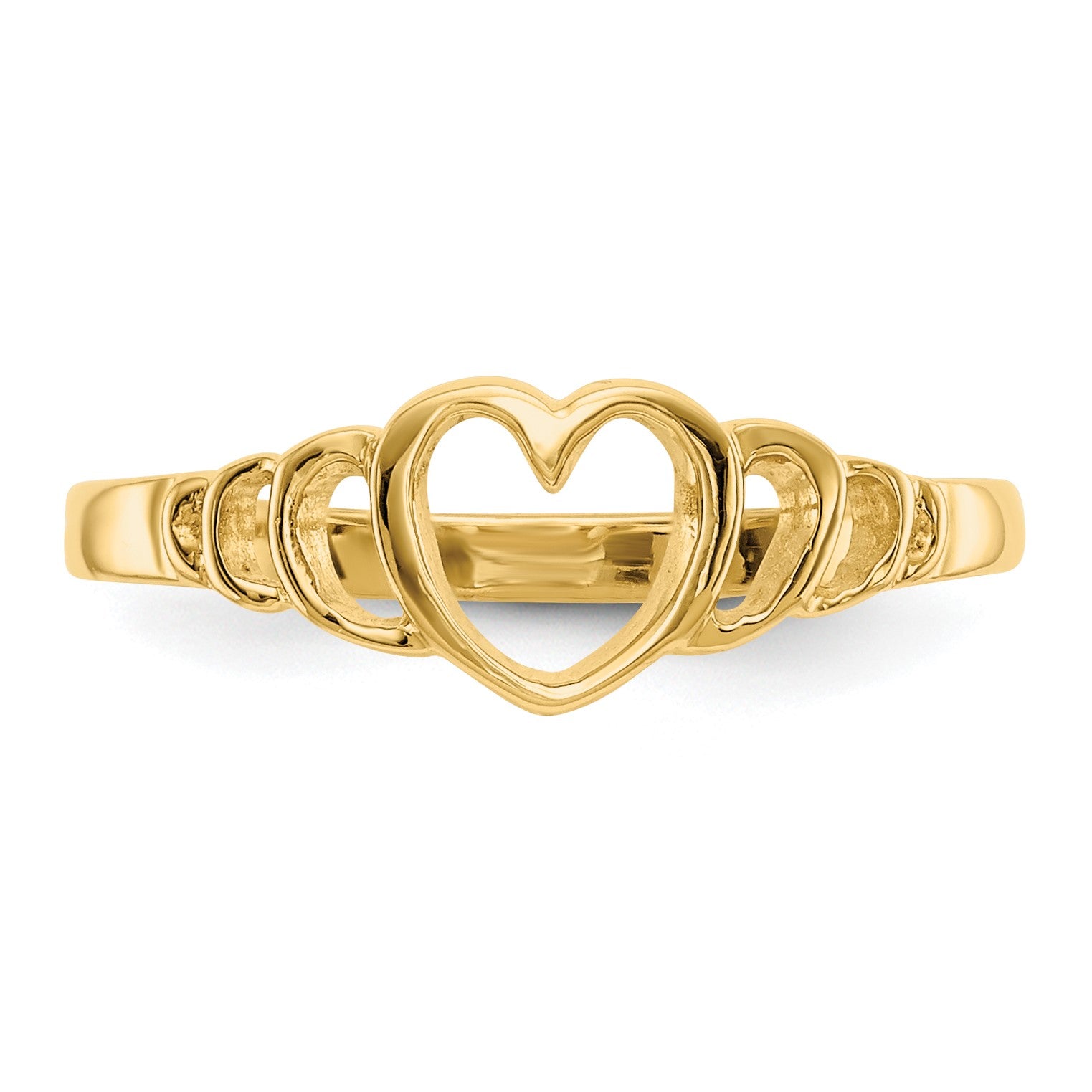 14k Heart Size 4.5 Baby / Childs Ring