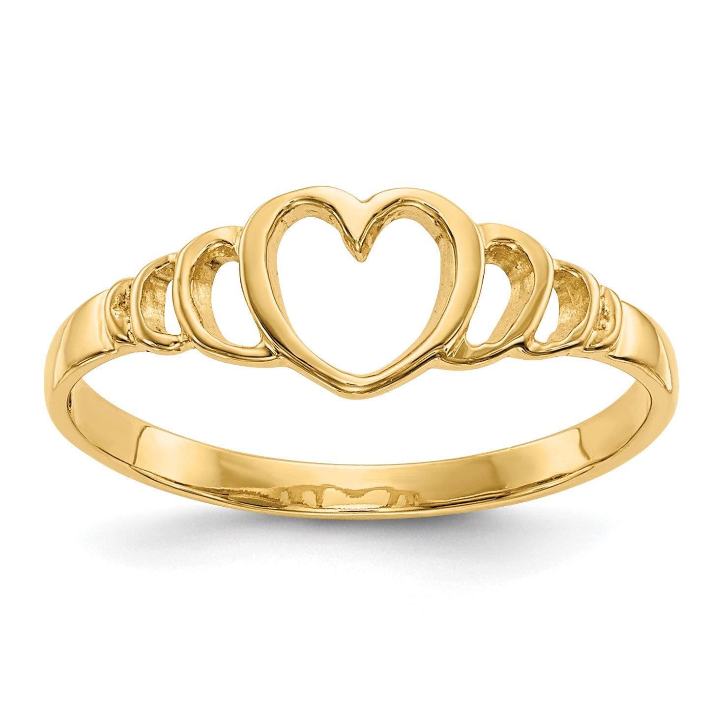 14k Heart Size 4.5 Baby / Childs Ring