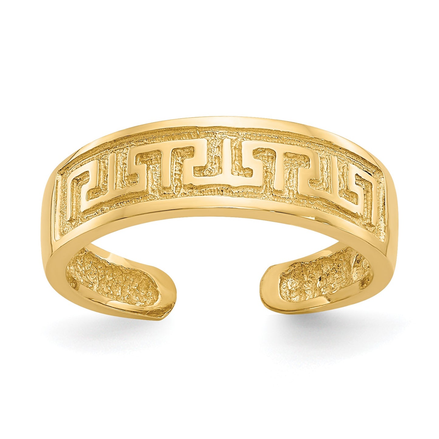 14k 5mm Greek Key Toe Ring