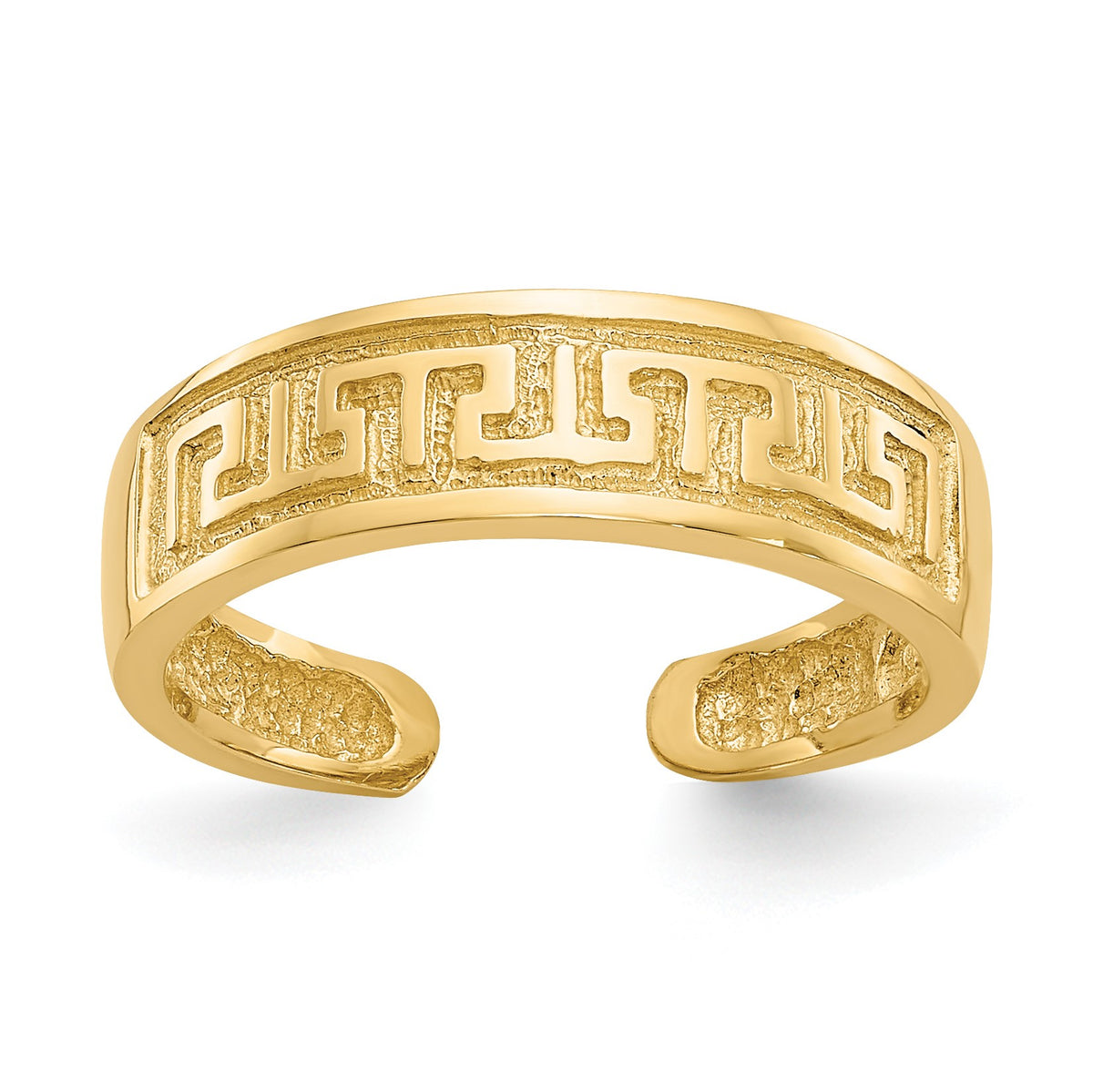 14k 5mm Greek Key Toe Ring