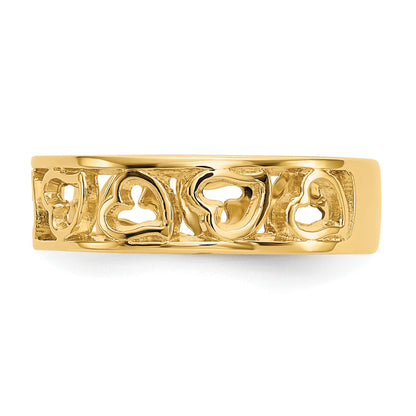 14k Hearts Ring