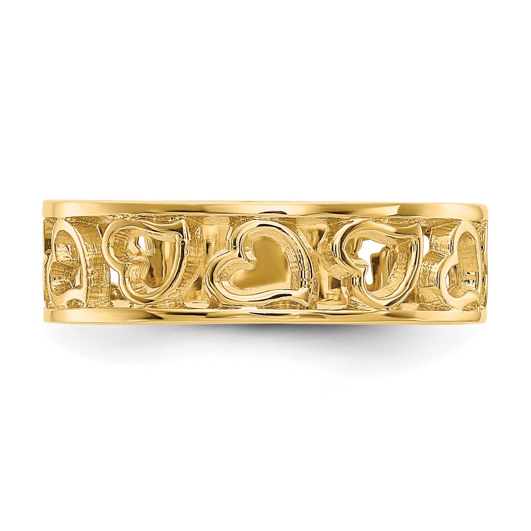 14k Hearts Ring