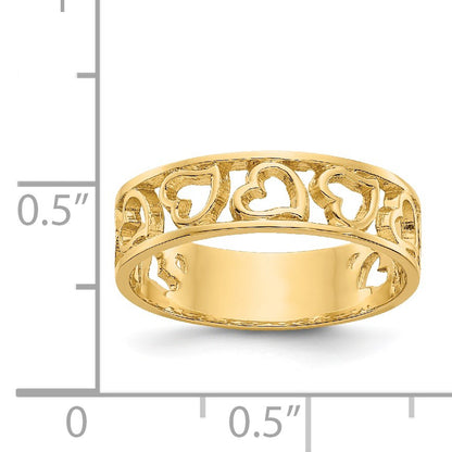 14k Hearts Ring
