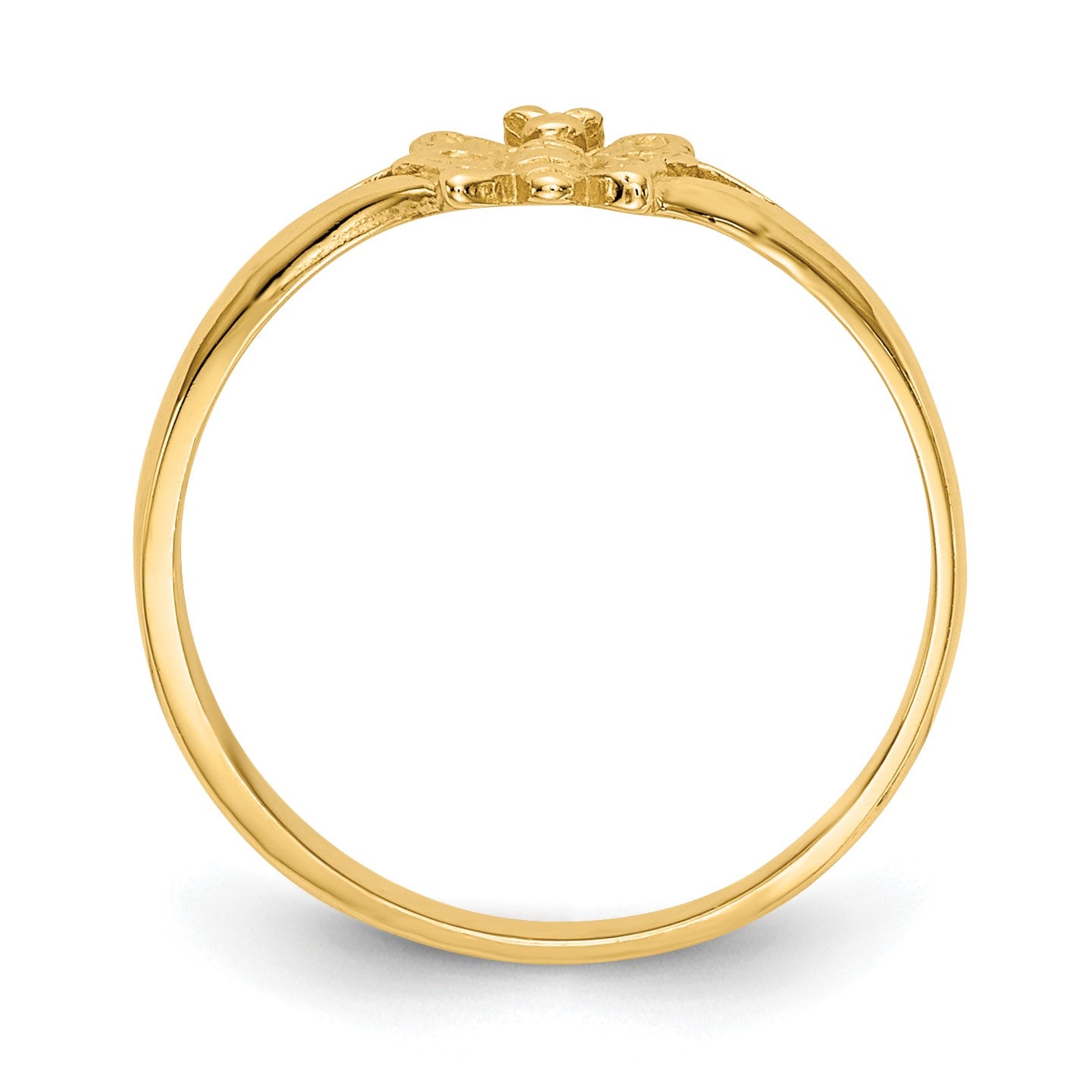 14K Butterfly Size 2 Baby / Childs Ring