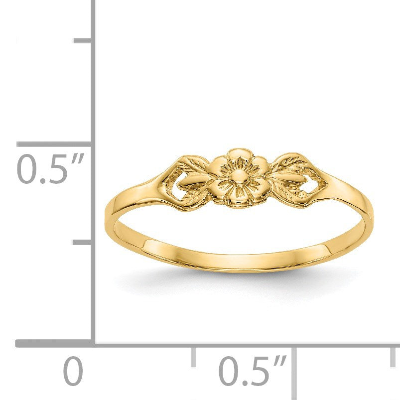 14K Flower Size 5 Baby / Childs Ring