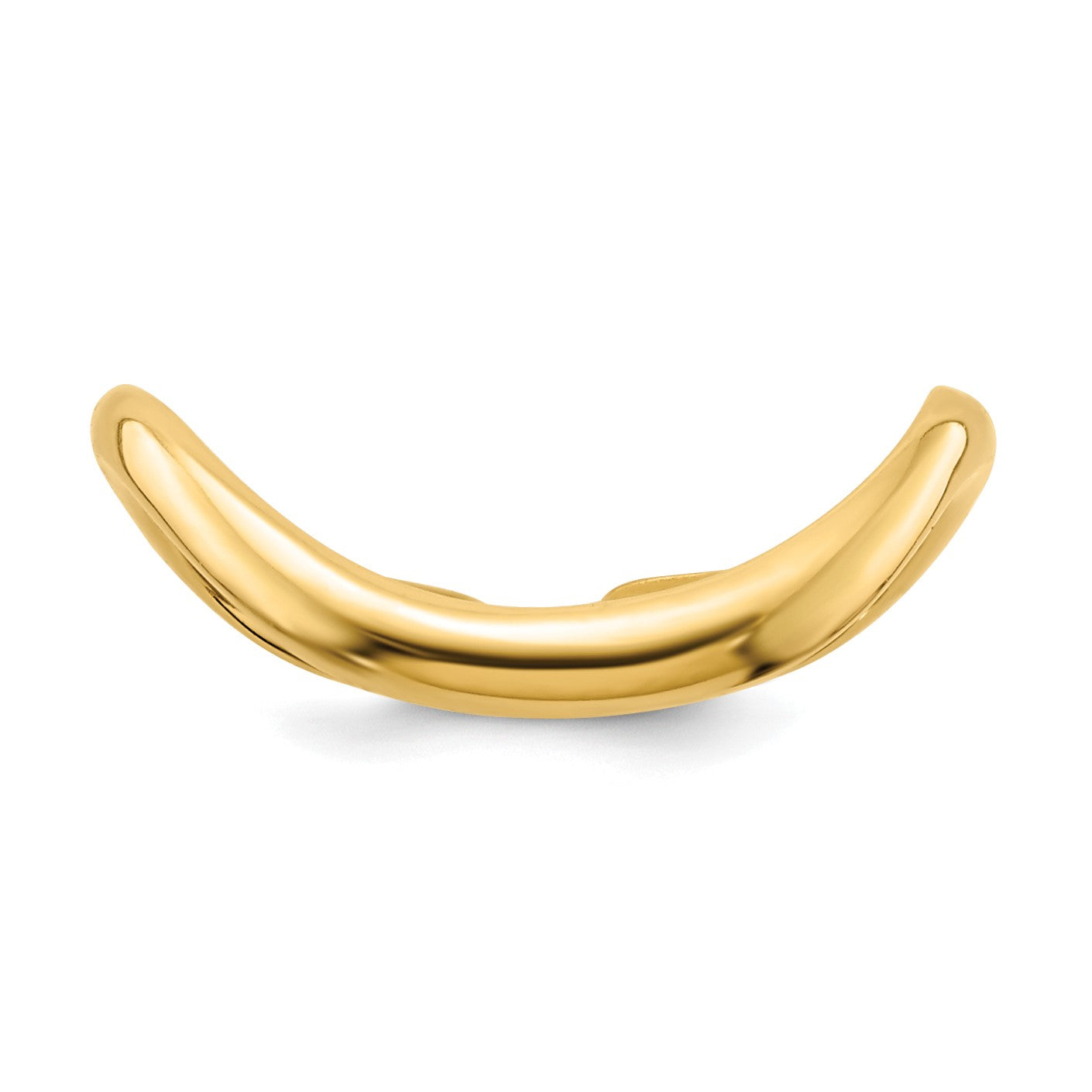 14k Polished Curved Toe Ring