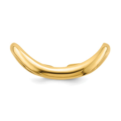 14k Polished Curved Toe Ring