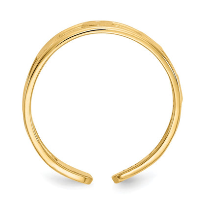 14k Hearts Toe Ring