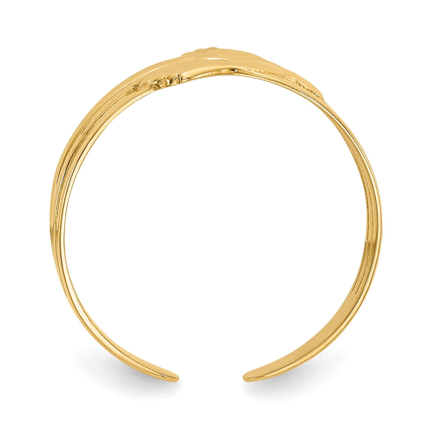 14k Bare Feet Toe Ring