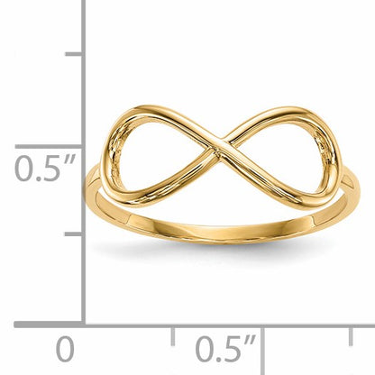14k Polished Infinity Ring