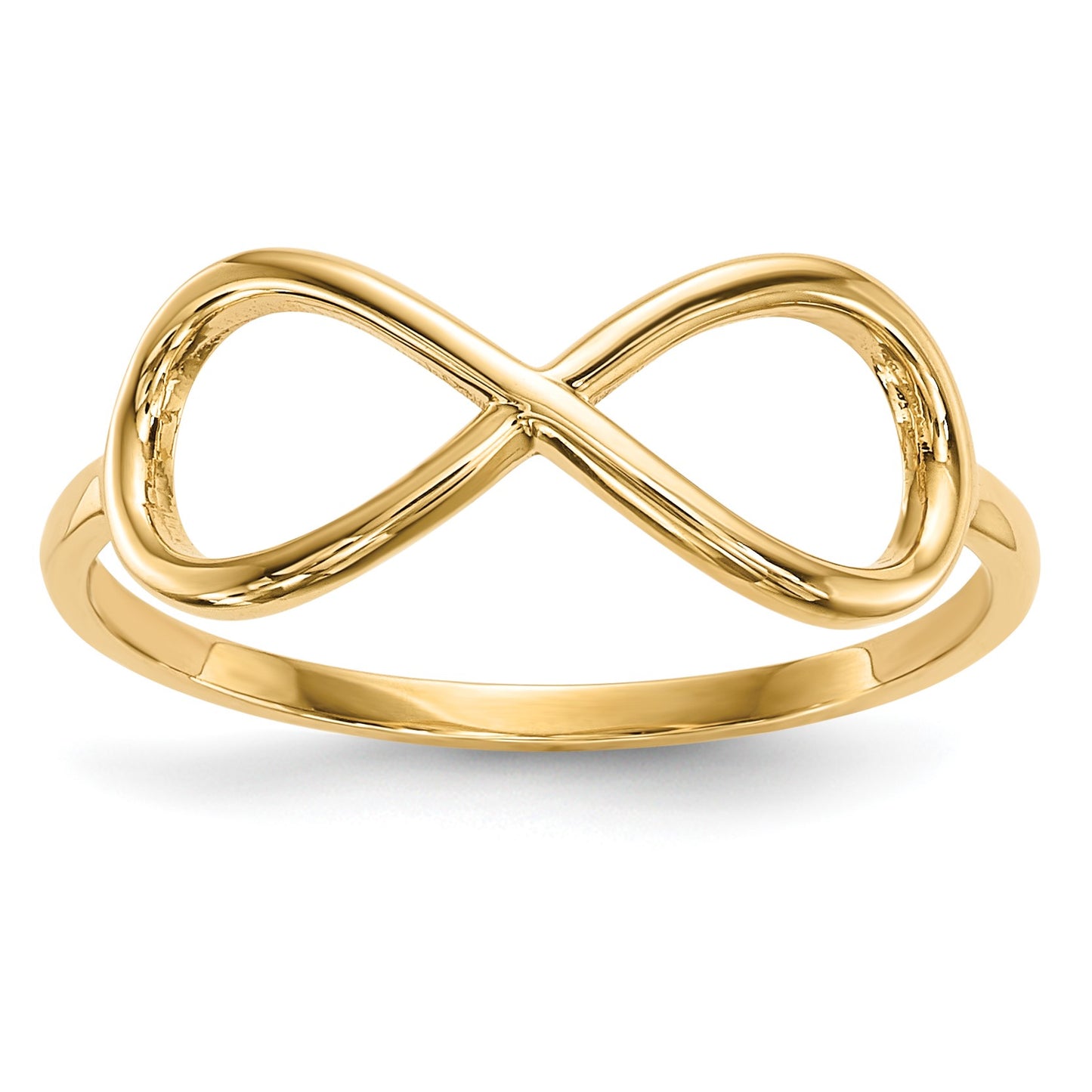 14k Polished Infinity Ring